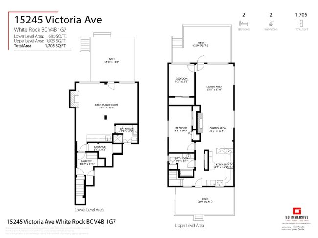 15245 Victoria Avenue, House other with 2 bedrooms, 2 bathrooms and 5 parking in White Rock BC | Image 27