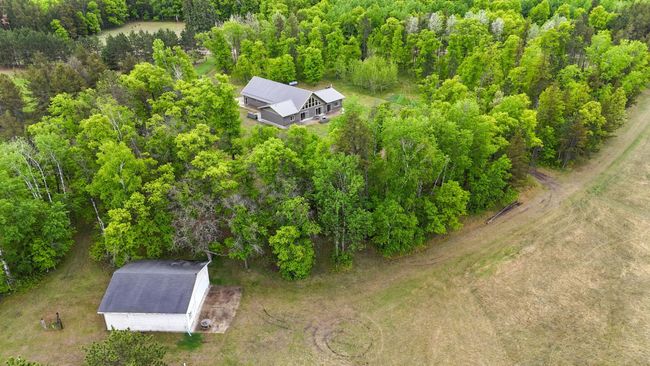 Aerial view detached garage & home | Image 49