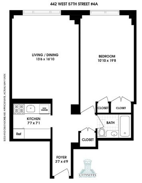 4a-442 W 57th St, New York, NY, 10019-3062 | Card Image