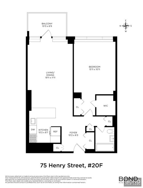 20f-75 Henry St, Brooklyn, NY, 11201-1785 | Card Image