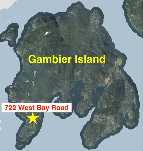 722 W Bay Rd, Gambier Island, BC, V0N1V0 | Card Image