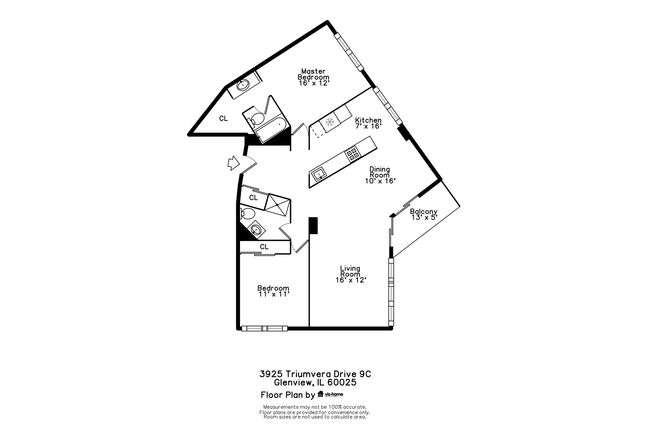 APT-9C - 3925 Triumvera Dr, Home with 2 bedrooms, 2 bathrooms and null parking in Glenview IL | Image 28