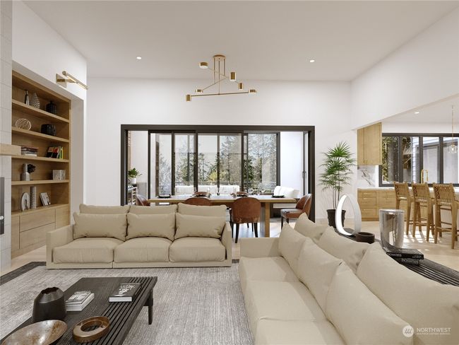 Second angle artistic rendering of the living room. | Image 4