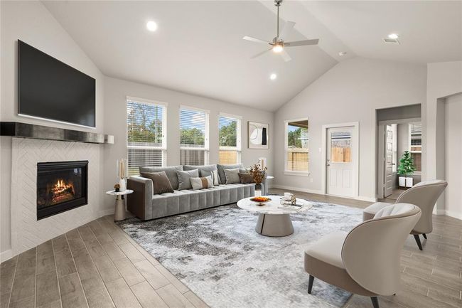 This photo is for illustrative purposes only and is not to be considered an exact replica of the finished home. Rendering does not match the finished product in terms of features, colors, landscaping, etc. Pricing, specifications, square footage and materials are subject to change at any time and without notice. | Image 5