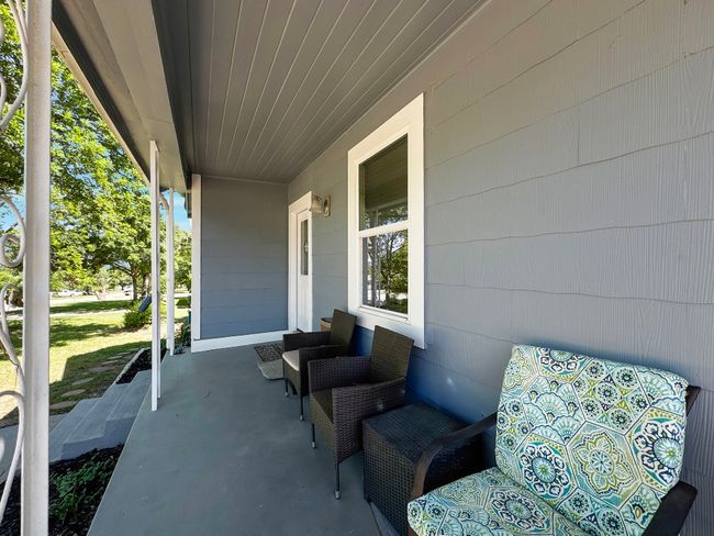 View of patio with covered porch | Image 4