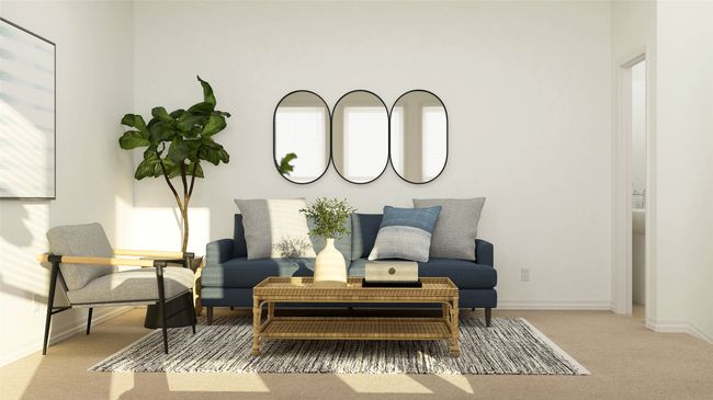 Living area with baseboards and carpet | Image 19