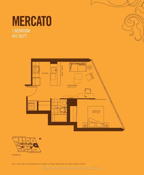 1404-832 Bay St, Toronto, ON, M5S1Z6 | Card Image