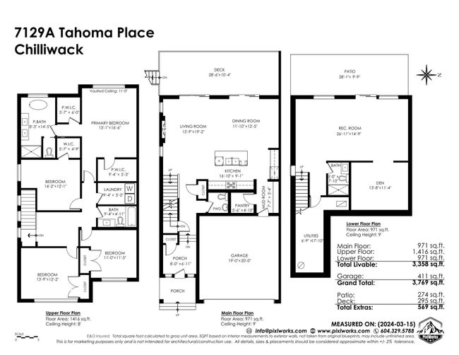 A - 7129 Tahoma Place, Home with 4 bedrooms, 3 bathrooms and 4 parking in Chilliwack BC | Image 31