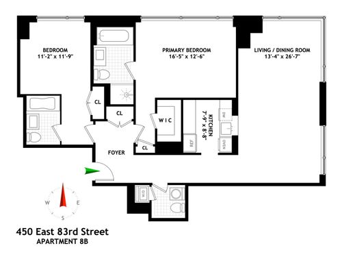 8b-450 E 83rd St, New York, NY, 10028-6265 | Card Image