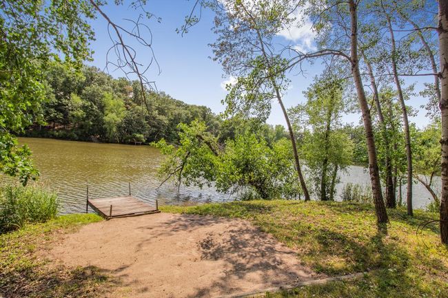 You have your own private dock with a beach to build sandcastles in the summer. | Image 48