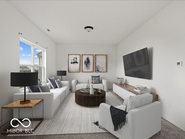 Virtually staged family room | Image 12