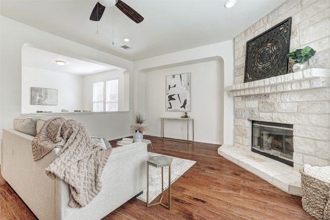 The dining room looks into the living room | Image 14
