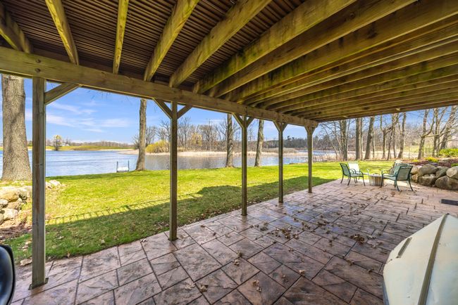 Stamped concrete walkout. View under upper deck | Image 55