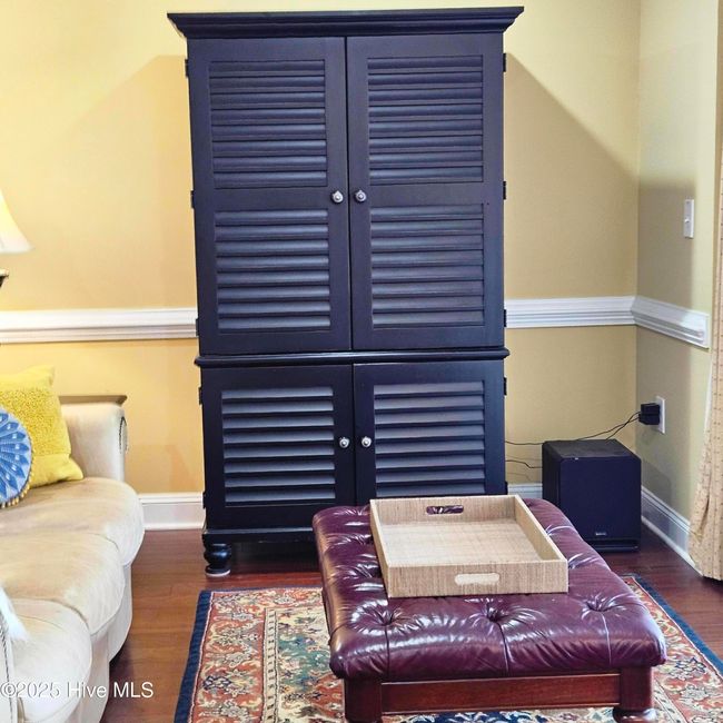 CLOSE UP: TV Console Cabinet Doors CLOSED | Image 41