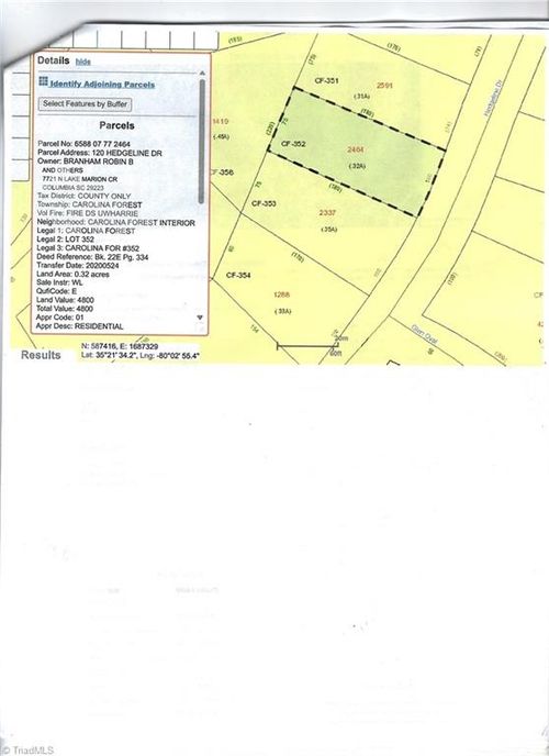 120 Hedgeline Dr, Troy, NC, 27371-9708 | Card Image