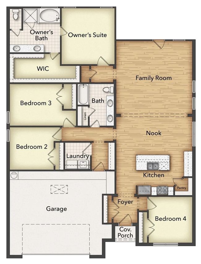 1248 Colca Dr, House other with 4 bedrooms, 2 bathrooms and null parking in Springtown TX | Image 25