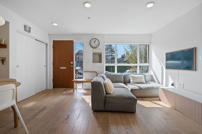 Living area with recessed lighting and hardwood / wood-style floors | Image 10