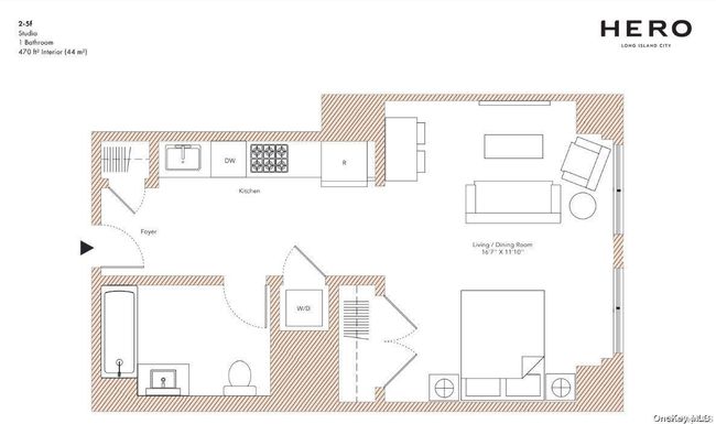 APT-5F - 24-16 Queens Plz S, Condo with 0 bedrooms, 1 bathrooms and null parking in Long Island City NY | Image 6