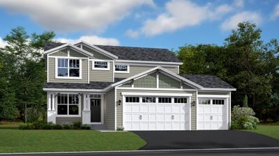 (Exterior rendering, actual homes finishes will vary) The Bristol has excellent curb appeal! | Image 1