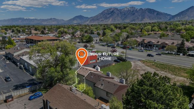 Aerial view with a mountain view and a residential view | Image 21