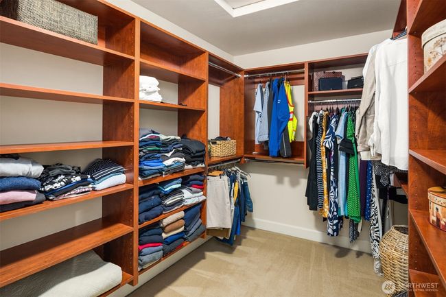2nd floor primary bedroom walk-in closet with built-ins | Image 28