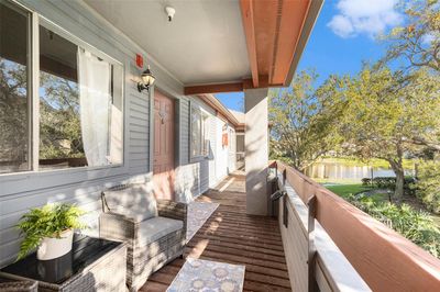 Unit 1406 - Balcony with a pond view to enjoy. | Image 1