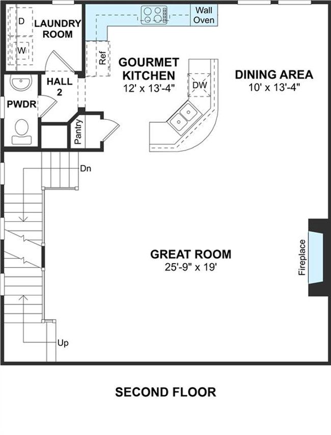 The Rome II floor plan by K. Hovnanian Homes. 2nd Floor shown. *Prices, plans, dimensions, features, specifications, materials, and availability of homes or communities are subject to change without notice or obligation. | Image 5