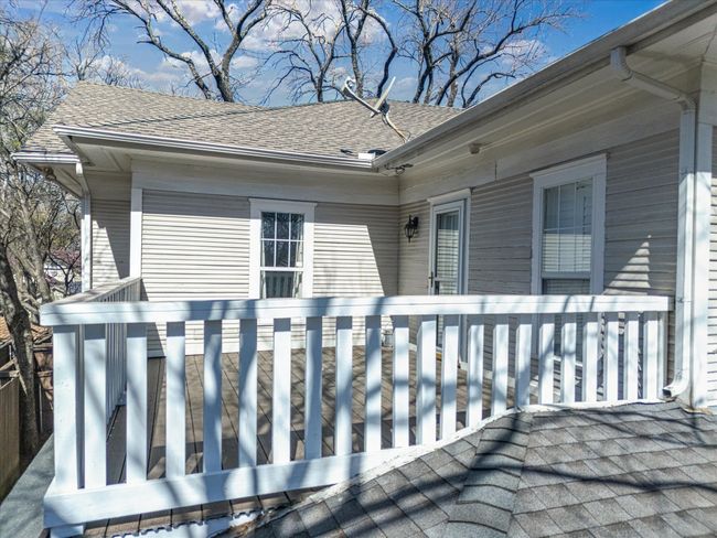 From upstairs bedroom, read a book and enjoy coffee from this lovely balcony! | Image 15