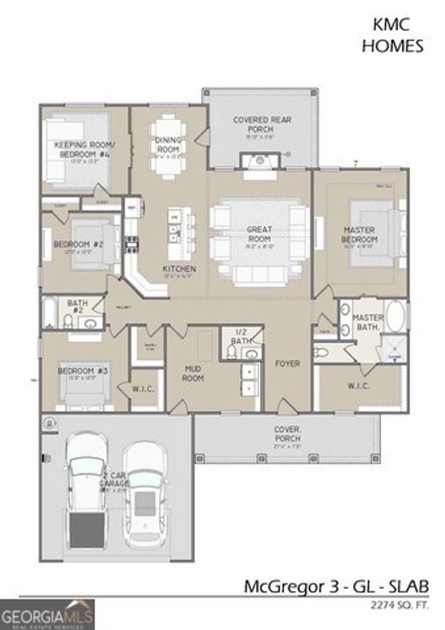 31 Sourwood Dr, House other with 4 bedrooms, 3 bathrooms and 2 parking in Mansfield GA | Image 4