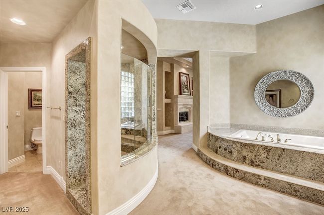 Hall featuring visible vents, carpet flooring, and baseboards | Image 32