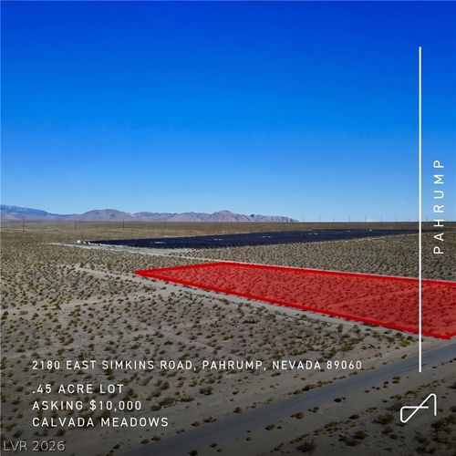 2180 E Simkins Rd, Pahrump, NV, 89060 | Card Image