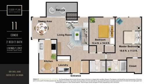 3-1091 Shell Blvd Boulevard, Foster City, CA, 94404 | Card Image