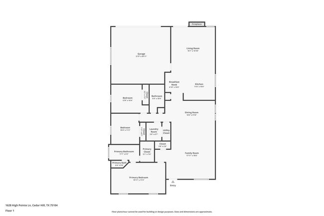 1628 High Pointe Ln, House other with 3 bedrooms, 2 bathrooms and null parking in Cedar Hill TX | Image 31