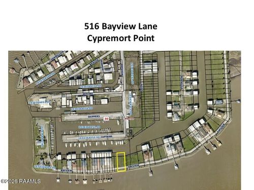 516 Bayview Lane, Cypremort Point, LA, 70538 | Card Image