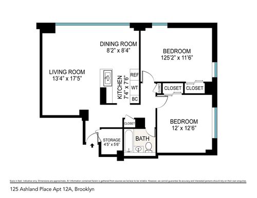 12a-125 Ashland Pl, Brooklyn, NY, 11201-3944 | Card Image