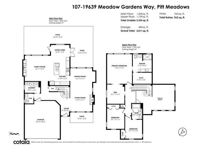 107 - 19639 Meadow Gardens Way, House other with 3 bedrooms, 2 bathrooms and 4 parking in Pitt Meadows BC | Image 40