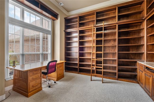 Custom floor to ceiling book cases in executive office | Image 8