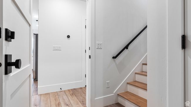 Stairway with wood finished floors | Image 57