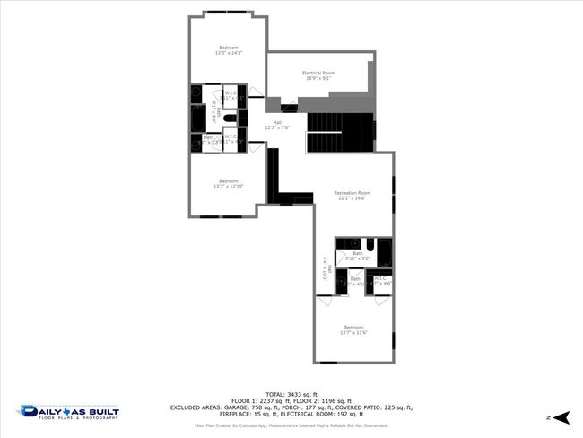 Upstairs floor plan | Image 40