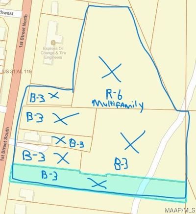 Most of the lots are zoned B-3 Commercial, one is Multi-family R-6 which would be great for apartments needed in Alabaster! | Image 3