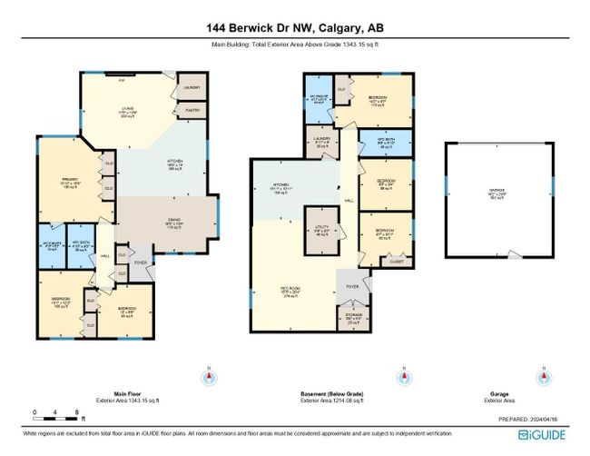144 Berwick Drive Nw, Home with 6 bedrooms, 4 bathrooms and 4 parking in Calgary AB | Image 43
