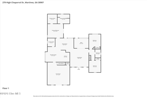 279 High Chaparral Drive, Martinez, GA, 30907 | Card Image