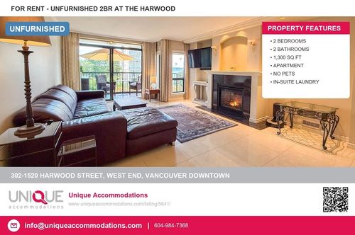 302-1520 Harwood St, Vancouver, BC, V6G1X9 | Card Image