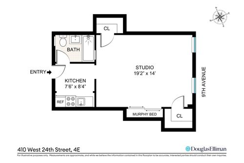 4e-410 W 24th St, New York, NY, 10011-1304 | Card Image