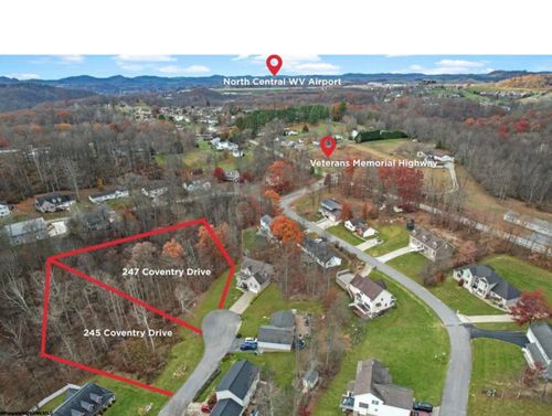 Lots 245/247 Coventry Drive, Bridgeport, WV, 26330 | Card Image