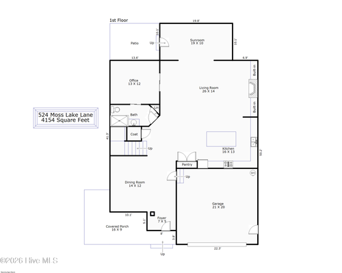 524 Moss Lake Ln, Holly Ridge, NC, 28445-8033 | Card Image