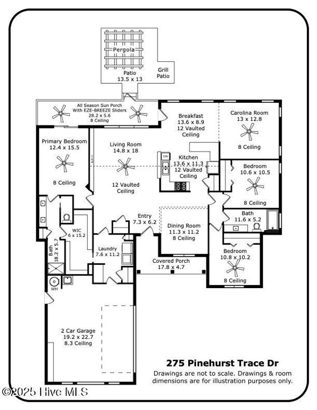 275 Pinehurst Trace Dr, House other with 3 bedrooms, 2 bathrooms and 2 parking in Pinehurst NC | Image 47