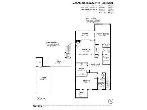6-45915 Cheam Ave, Chilliwack, BC, V2P1N7 | Card Image