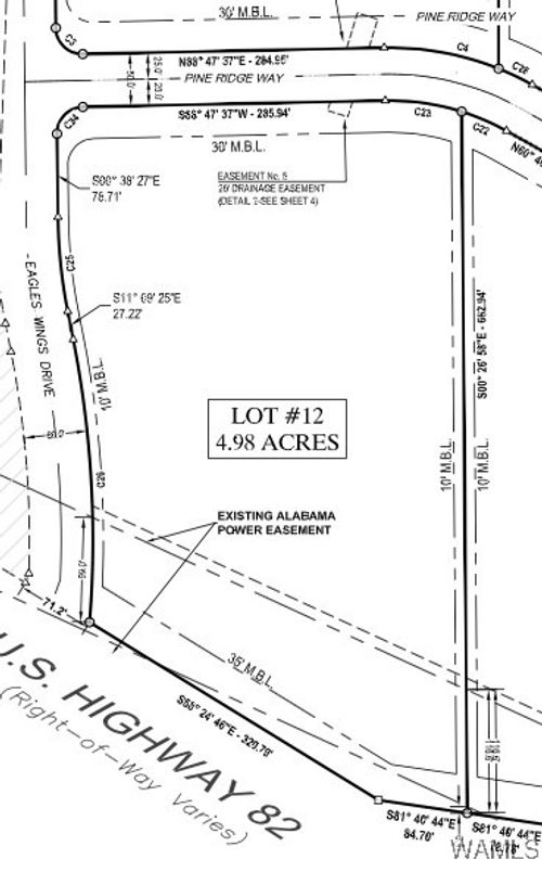 Lot 12 Pine Ridge Way, Coker, AL, 35452 | Card Image