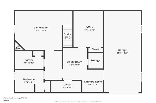 964 Union Ave, House other with 3 bedrooms, 3 bathrooms and 2 parking in Brackenridge PA | Image 34